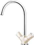 Смеситель Бланко Amona chrome/silgranit шампань фото в Новосибирске Смеситель Blanco Amona chrome/silgranit шампань фото в Новосибирске