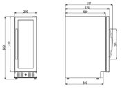 Винный шкаф Dometic E16FG Elegance фото 3 в Новосибирске