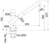 Смеситель Franke Polyedro хром фото 3 в Новосибирске