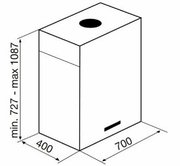 Вытяжка Korting KHA 7950 X Cube фото 3 в Новосибирске