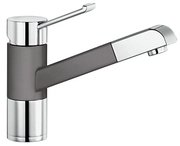 Смеситель Бланко Zenos-S chrome/Silgranit темная скала фото в Новосибирске Смеситель Blanco Zenos-S chrome/Silgranit темная скала фото в Новосибирске