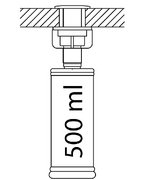 Дозатор для жидкого мыла Blanco LIVIA 521293 манган фото 4 в Новосибирске