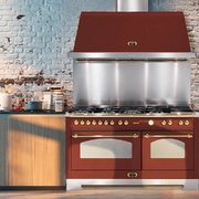 Вытяжка Lofra DOLCEVITA 150 RED BURGUNDY & BRASS фото 3 в Новосибирске