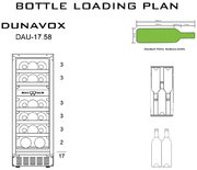Винный шкаф Dunavox DAU-17.58DW фото 4 в Новосибирске