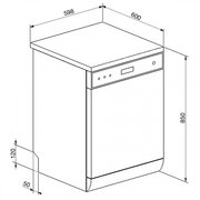 Посудомоечная машина Smeg LSA4647X7 фото 3 в Новосибирске