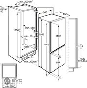 Холодильник Electrolux ENN3153AOW фото 2 в Новосибирске