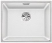 Мойка Бланко SUBLINE 500-IF отводная арматура InFino® белый фото в Новосибирске Мойка Blanco SUBLINE 500-IF отводная арматура InFino® белый фото в Новосибирске