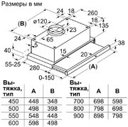 Встраиваемая вытяжка Bosch DFT63CA50Q фото 3 в Новосибирске