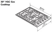 Газовая варочная панель Viking EVGSU5301SS фото 4 в Новосибирске