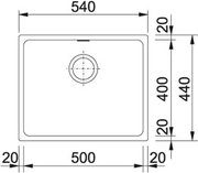 Мойка Franke KBG 110-50 миндаль фото 2 в Новосибирске