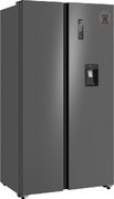 Отдельностоящий холодильник с инвертором и подачей воды Weissgauff WSBS 590 Inverter NoFrost Water Dispenser Grey фото 4 в Новосибирске