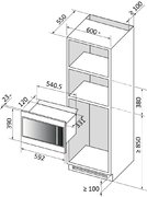 Встраиваемая микроволновая печь Brandt BMS7120X фото 3 в Новосибирске