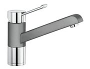 Смеситель Бланко Zenos chrome/Silgranit алюметаллик фото в Новосибирске Смеситель Blanco Zenos chrome/Silgranit алюметаллик фото в Новосибирске
