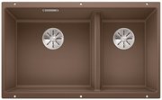 Мойка Бланко SUBLINE 430/270-U с отводной арматурой InFino® мускат фото в Новосибирске Мойка Blanco SUBLINE 430/270-U с отводной арматурой InFino® мускат фото в Новосибирске