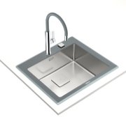 Врезная раковина Тека DIAMOND RS15 1B 60 GREY фото 4 в Новосибирске Врезная раковина Teka DIAMOND RS15 1B 60 GREY фото 4 в Новосибирске