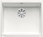 Мойка Бланко SUBLINE 500-U керамика отводная арматура InFino® матовый белый фото в Новосибирске Мойка Blanco SUBLINE 500-U керамика отводная арматура InFino® матовый белый фото в Новосибирске