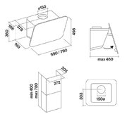 Вытяжка Falmec Tab (A+) 80 White фото 2 в Новосибирске