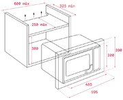 Встраиваемая микроволновая печь Teka ML 820 BIS WH WHITE фото 2 в Новосибирске
