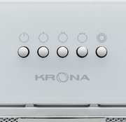 Встраиваемая вытяжка Krona LUISA 600 GLASS WHITE PB фото 4 в Новосибирске