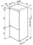 Холодильник Smeg FA800AS фото 3 в Новосибирске