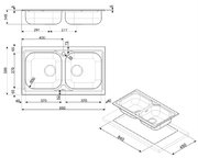 Мойка Смег LYP862 фото 4 в Новосибирске Мойка Smeg LYP862 фото 4 в Новосибирске