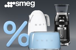 Акция! Скидка до 15% на малую бытовую технику Smeg