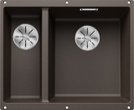 Мойка BLANCO SUBLINE 340/160-U Silgranit кофе, чаша справа