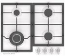 Встраиваемая газовая варочная панель Zigmund Shtain G 14.6 W