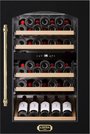 Встраиваемый винный шкаф Lofra ZBRNM41MD/O CANTINA 41 NERO MAT OTTONE 2T
