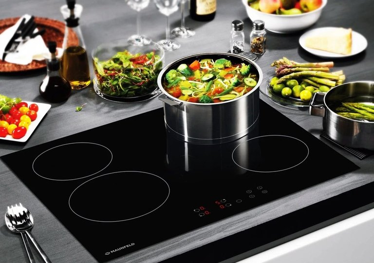 Обзор варочной панели MAUNFELD EVCE.594-BK Обзор варочной панели MAUNFELD EVCE.594-BK