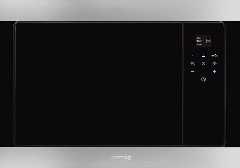 Обзор встраиваемой микроволновой печи Smeg FMI320X2 Обзор встраиваемой микроволновой печи Smeg FMI320X2