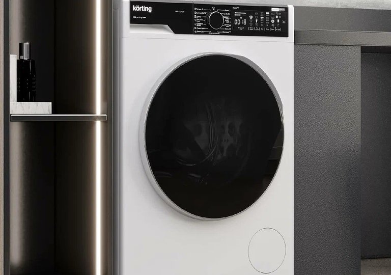Обзор узкой стиральной машины с паром Korting KWM 42ILS1269 Обзор узкой стиральной машины с паром Korting KWM 42ILS1269